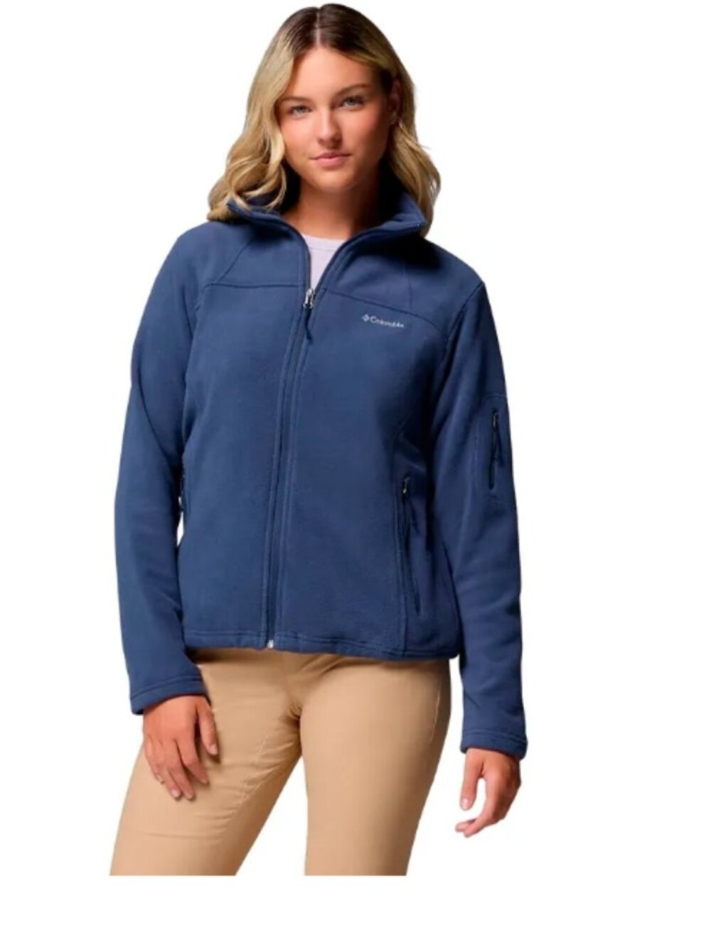 Columbia Women’s Blue Full-Zip Fleece Jacket